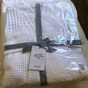 Geo Waffle Organic Cotton Robe